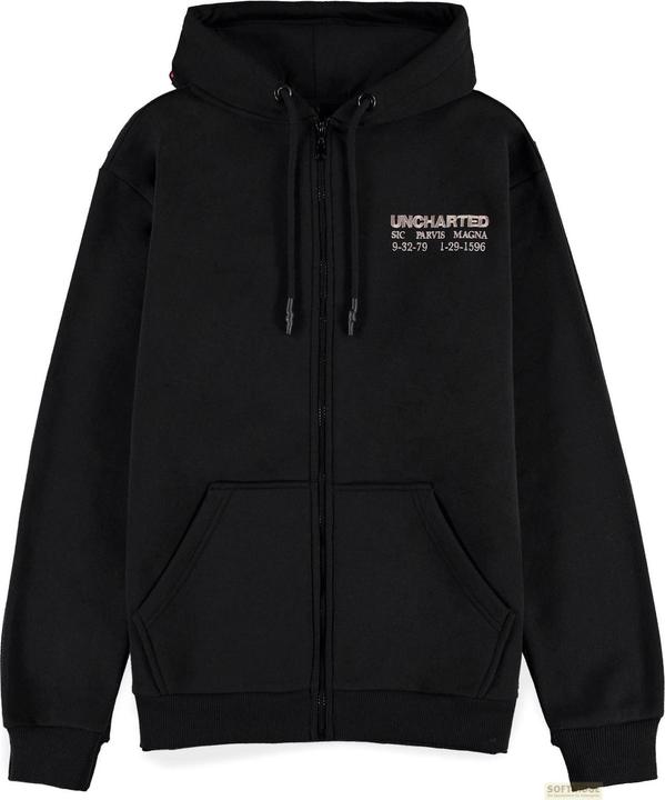 Difuzed Uncharted Felpa Cappuccio (S) Man: Zipped Hoodie (S)