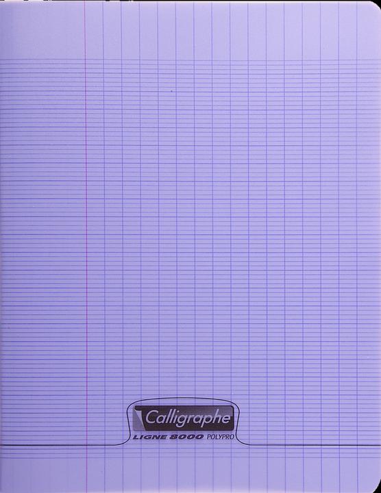 Image du produit Calligaphe Ligne 8000 Polypro (17 x 22 cm, Règle spéciale)