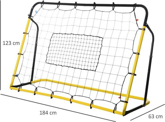 Image du produit Swisshandel24 But de rebondissement pour football Kickback Filet mural de rebondissement pour football