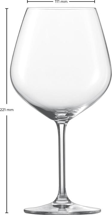 Actual product image Schott Zwiesel Verre à Bourgogne Forté 140 4 pièces (73.20 cl, 4 Glasses, Red wine glasses)