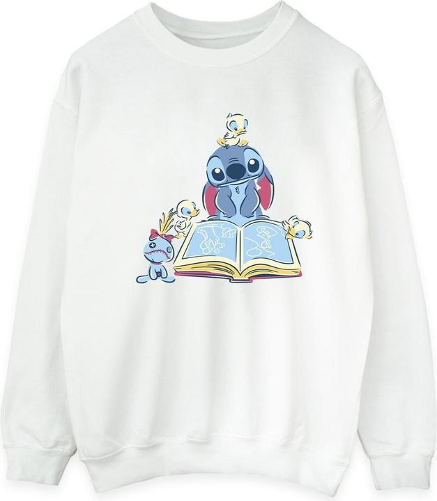 Image du produit Disney - Sweat LILO & STITCH READING A BOOK - Homme (XL)