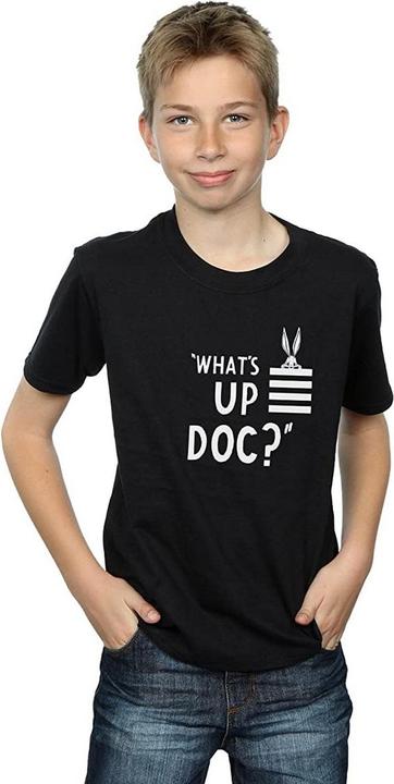 Image du produit Looney Tunes T-shirt en coton rayé pour garçons What's Up Doc Bugs Bunny (140, 146)