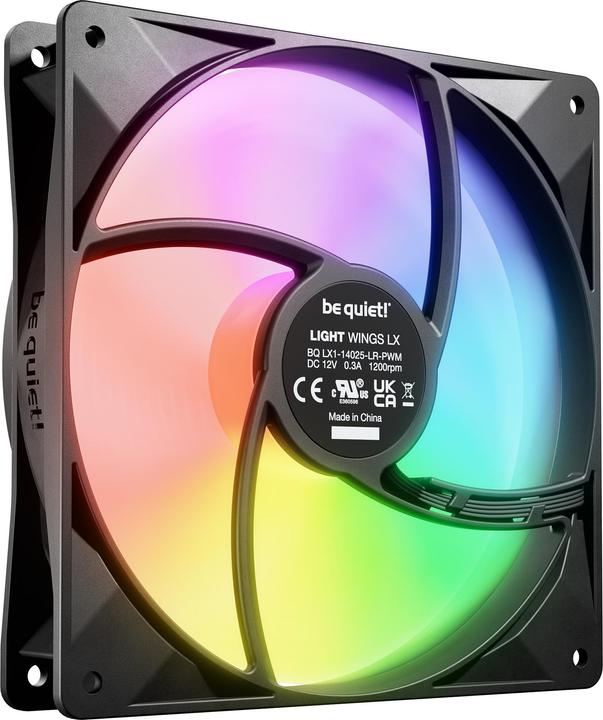 Produktbild be quiet! LIGHT WINGS LX 140mm PWM Triple-Pack (140 mm, 3 x)