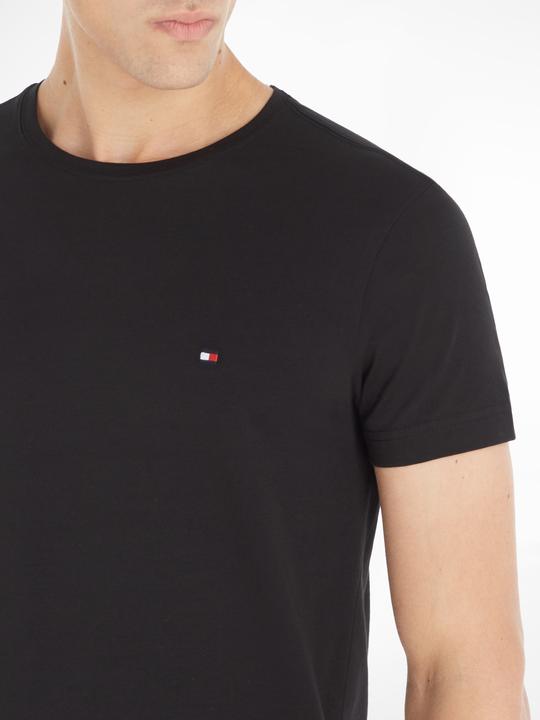 Produktbild Tommy Hilfiger Crew Neck T-Shirt Slim Fit Black (S)
