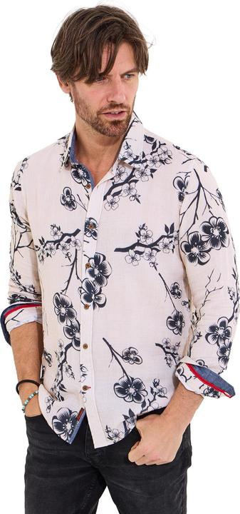 Joe Browns Japanese-Inspired Floral Long Sleeve Shirt (S)