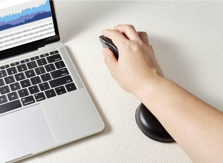 Actual product image Renkforce RF-PWR-350 Wrist rest Ergonomic Black