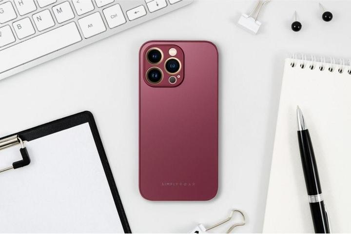 Immagine prodotto Roar SM Custodia in vetro opaco per iPhone 14 rosso vino (Apple iPhone 14)