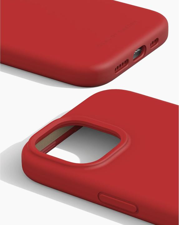 Image du produit iDeal Of Sweden Designer Magsafe Silicone Cover Red (Apple iPhone 15)