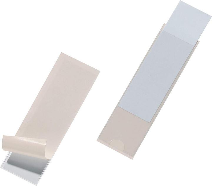 Produktbild Durable Selbstklebetasche POCKETFIX® 10,4 x 3,2 cm (B x H) Weichfolie transparent 10 St./Pack.