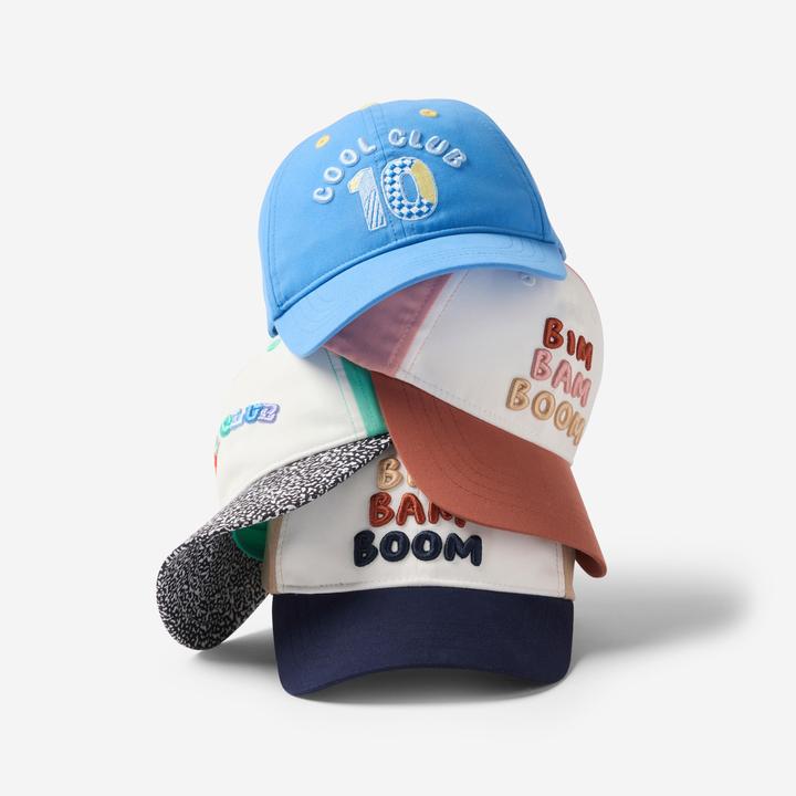 Image du produit Domyos Casquette multisport ajustable bébé mixte, Blanc et vert (Taille unique)