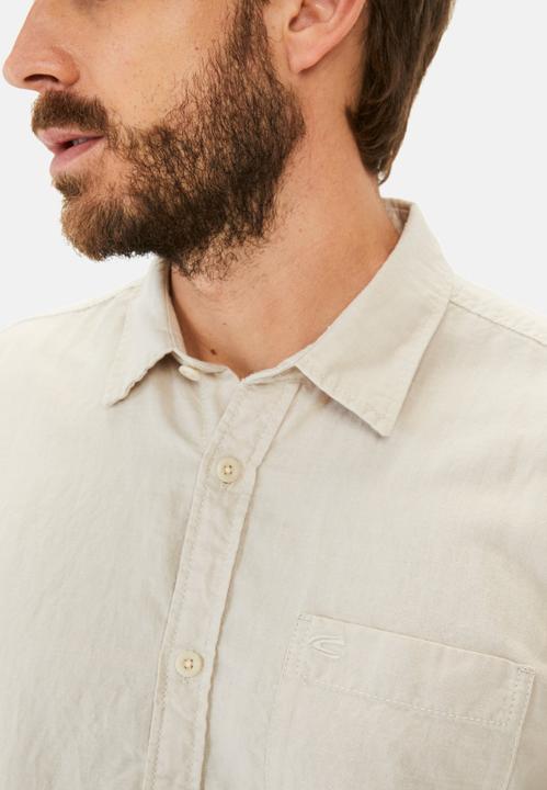 Produktbild Camel Active Langarm-Leinenhemd mit Soft-Wash-Veredelung (M)