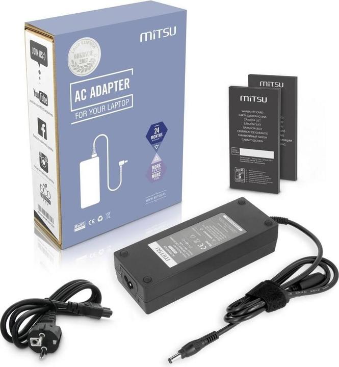 Image du produit Mitsu # Ac Adaptateur Asus Toshiba Msi (120 W)