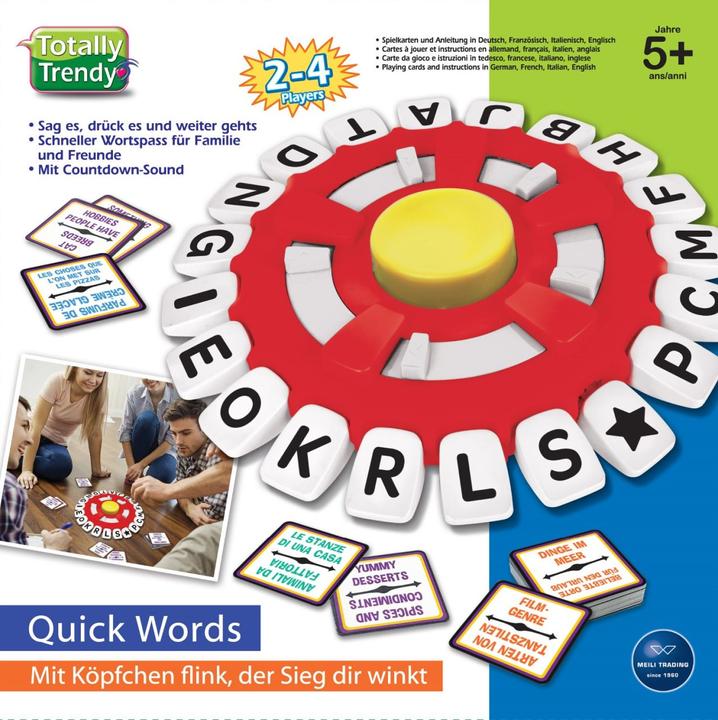 Produktbild Totally Quick Words (Italienisch, Deutsch, Englisch, Französisch)