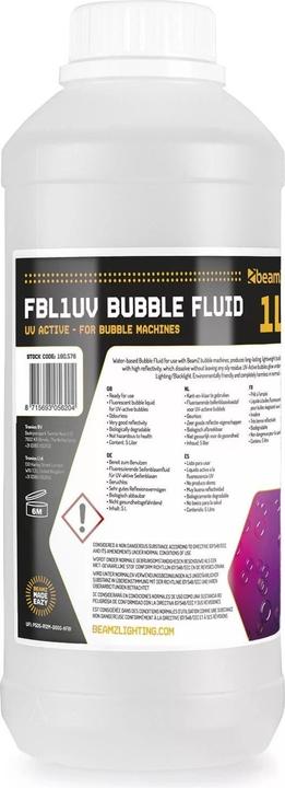 BeamZ Seifenfluid Bubble Liquid UV 1 l 1 l (Seifenblasenfluid)