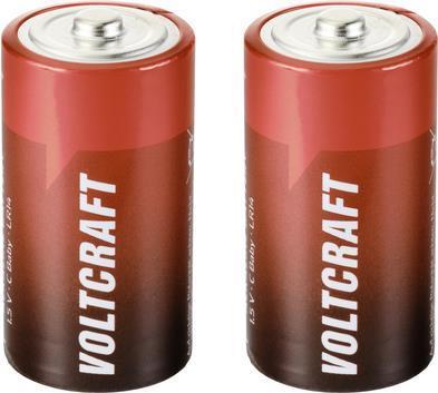 Immagine prodotto Voltcraft LR14 Baby (C) Batteria alcalina al manganese 7500 mAh 1,5 V 2 pz. (2 pz., 7500 mAh)