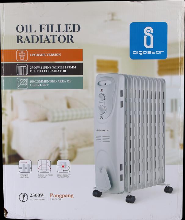 Actual product image Aigostar Pangpang - 2300W Oil Radiator