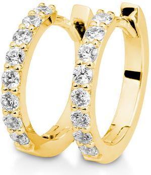 Produktbild Breuning Creolen - BRILL. 0,48 Ct. H/si (750/18 K Gold)