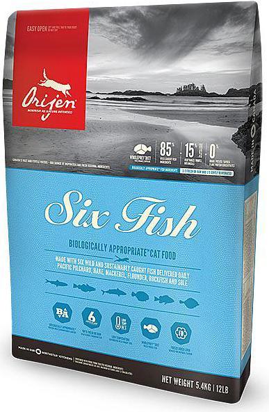 Actual product image Orijen Six Fish (Senior, 1 pcs., 340 g)