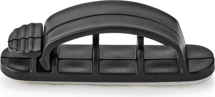 Immagine prodotto Nedis Gestione dei cavi Clip bloccate 3 pezzi Silicone 55 mm Nero (Fascette in plastica, 55 mm, 3 pz.)