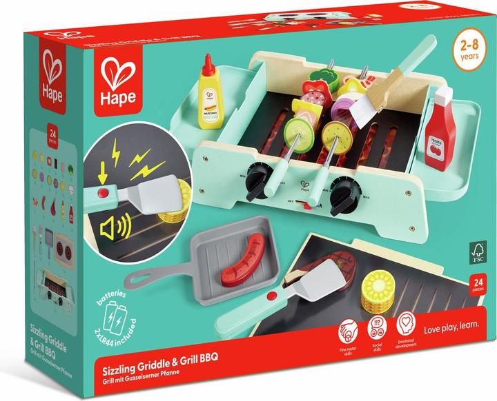 Actual product image Hape Grill with cast iron pan