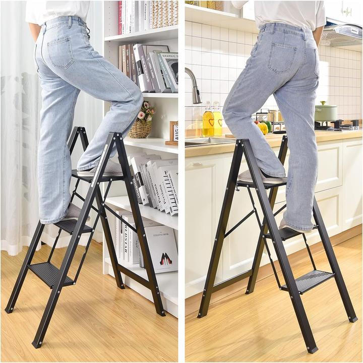 Image du produit Kingrack Echelle à marches (Escabeau, Marchepied pliant, 44.50 cm)
