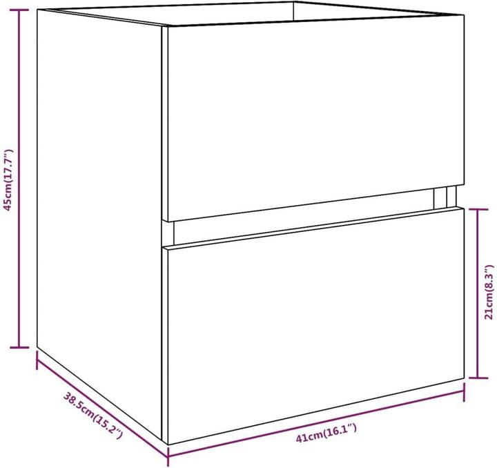 Immagine prodotto VidaXL Marketa (41 x 38,5 x 45 cm)