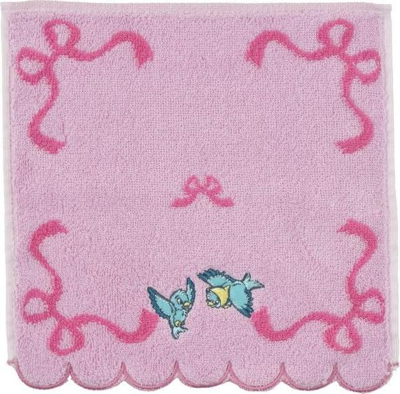 Produktbild Disney Blaue Vogel Mini-Handtuch mit Cinderella Schleifenrand (20 x 20 cm)