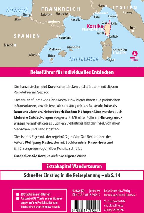 Produktbild Reiseführer Korsika (Deutsch, Wolfgang Kathe, 2025)