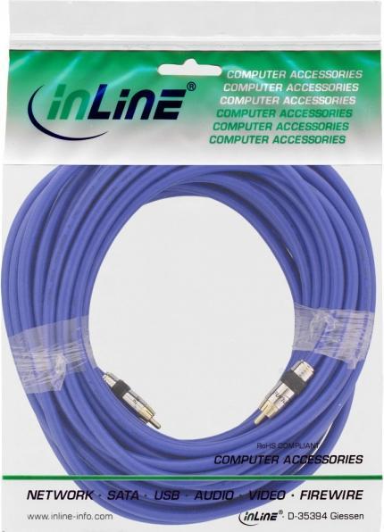 Produktbild InLine Cinch – Cinch (15 m, Cinch)