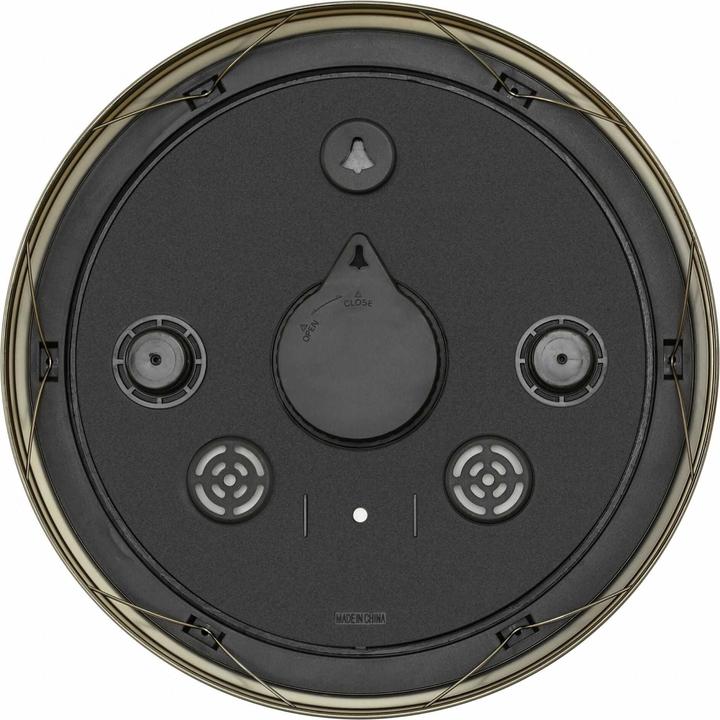 Actual product image TFA 60.3066.53 Quartz Outdoor Clock 387 mm x 52 mm Brass Splashproof (38.70 cm)