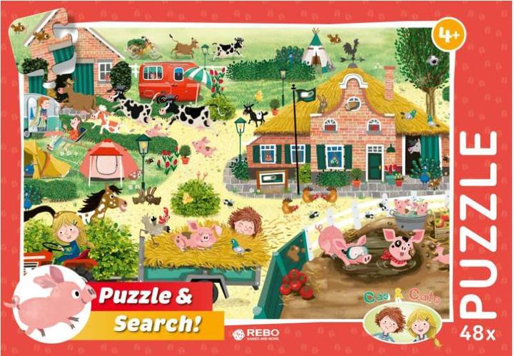 Actual product image Puzzle Cas & Cato Farm, 48 pieces. (48 pieces)