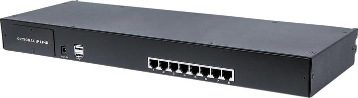 Productafbeelding Intellinet Modulaire 8-poorts KVM-switch met Cat5/VGA-interface Voor gebruik met LCD-console in rek...