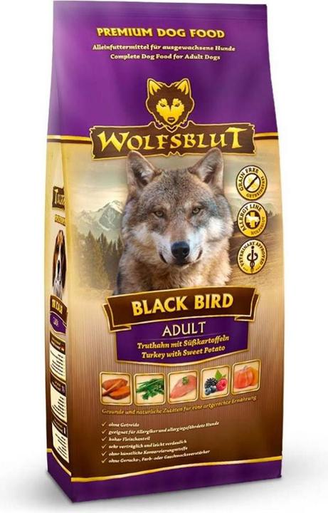 Image du produit Wolfsblut Nourriture sèche Dog Black Bird Adult, 12.5 kg (Adulte, 1 pcs, 12500 g)