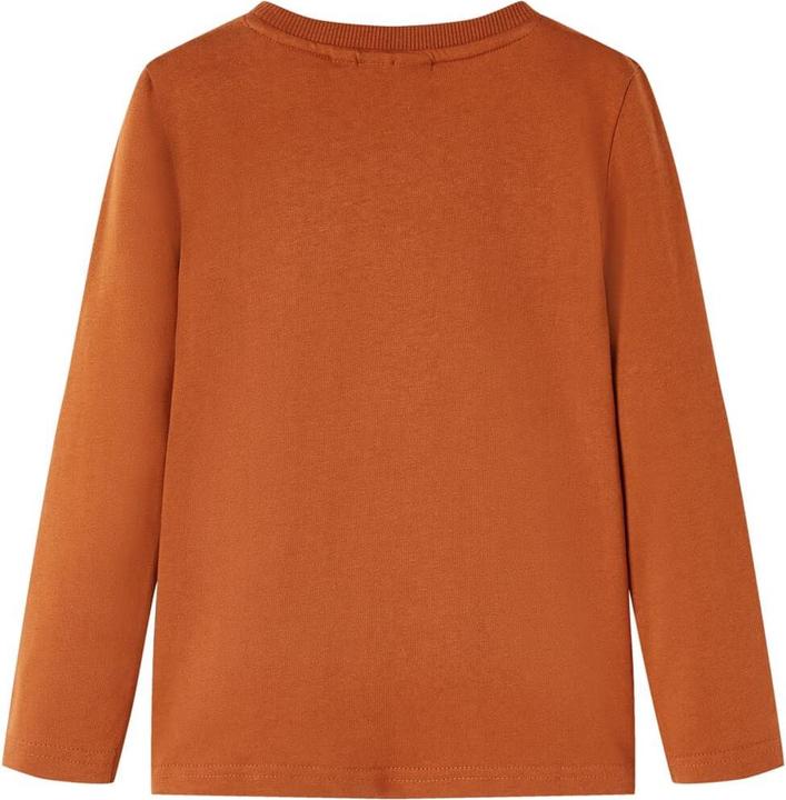 Immagine prodotto VidaXL Camicia da bambino a maniche lunghe arancione scuro 92,Materiale: 100 (92)