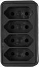 Image du produit Benson Electric Prise quadruple noire