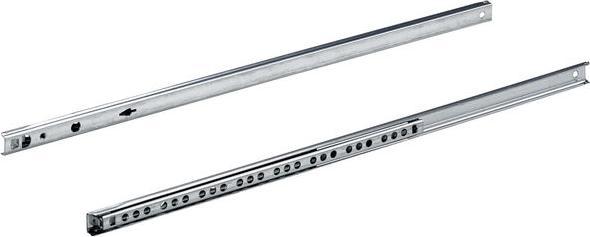 Produktbild Hettich Schubladenschiene Teilauszug 450 mm verzinkt 9136699 2 Stück