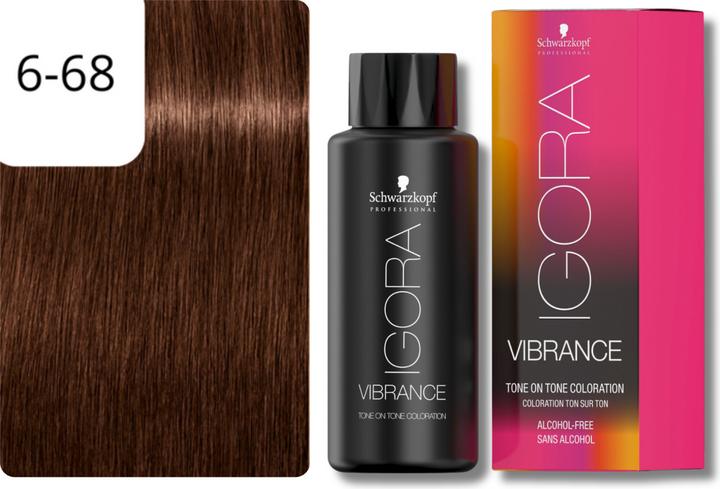 Immagine prodotto Schwarzkopf Professional IGORA Vibrance Hair Tint NUOVO (6-68 Rosso cioccolato biondo scuro)