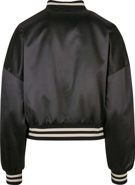 Actual product image Urban Classics College Jacket Ladies Short Oversized Satin (M)