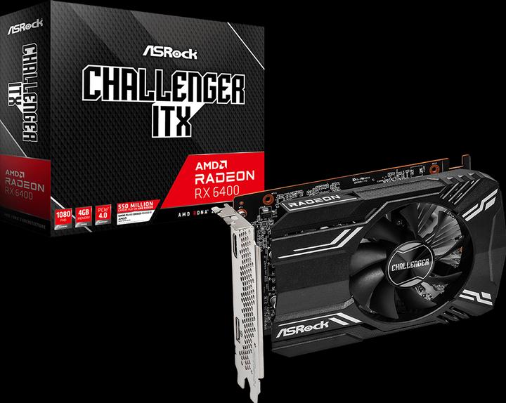 Actual product image AsRock RX6400 CLI (4 GB)