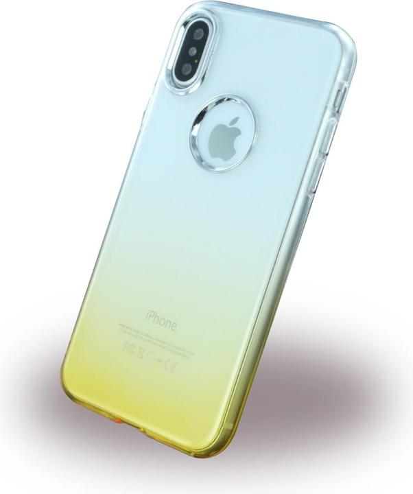Produktbild cyoo Ruber Soft - Silikon Case - Apple iPhone X - Gold (Apple iPhone X, Apple iPhone XS)