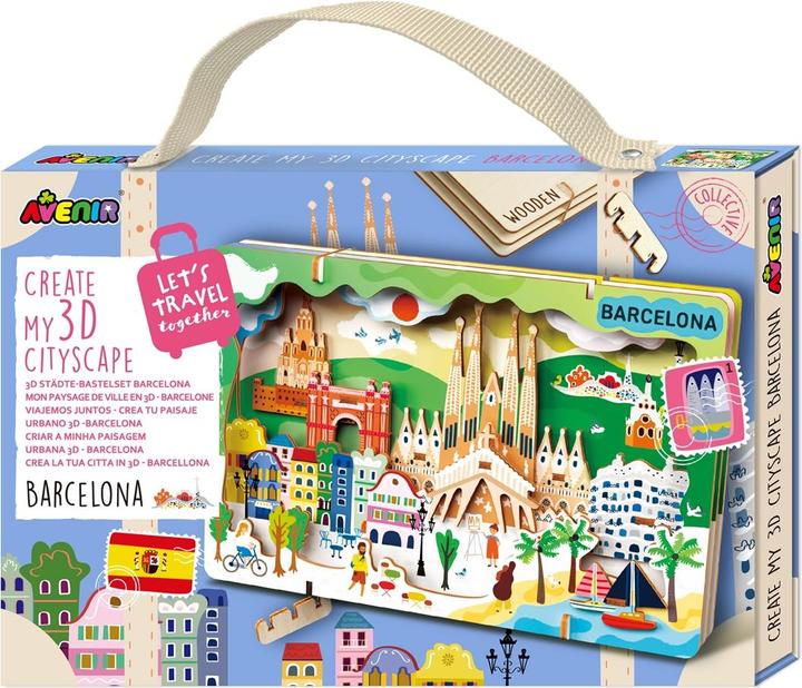 Image du produit Avenir 3D Städte-Bastelset Barcelona