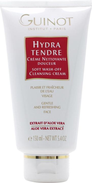 Guinot Crème nettoyante Hydra Tendre Soft Wash Off 150ml (Lait nettoyant, 150 ml)