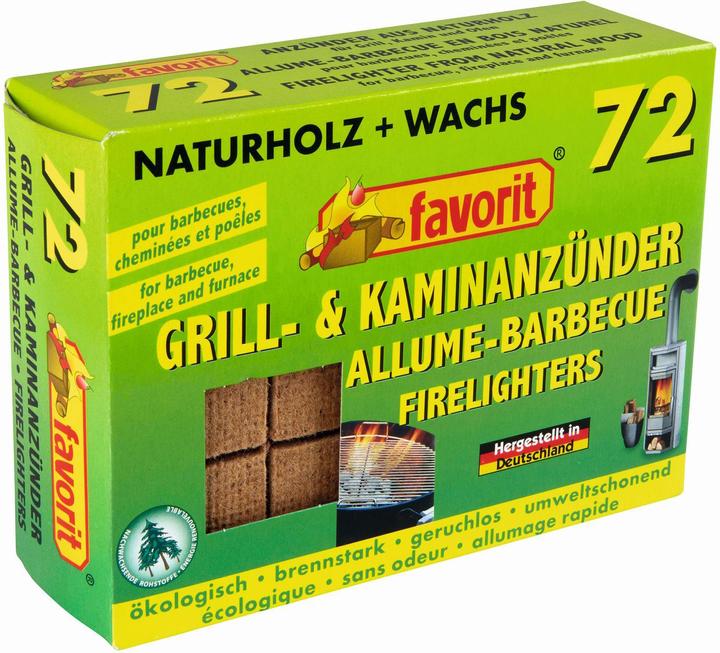 Image du produit Favorit Allume-barbecue et allume-foyer 72 pièces 1828