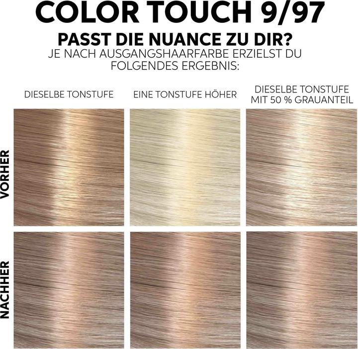 Actual product image Wella Color Touch Fresh-Up-Kit (9/97 Cool Beige Blonde)