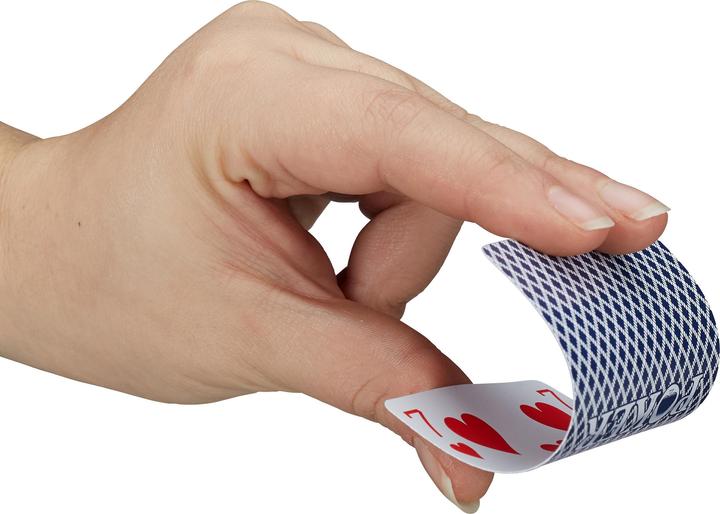 Actual product image Relaxdays Poker Playing Cards (German, French, Italian, English)