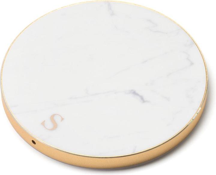 Actual product image Safari Selection Charging station CIRCLE MARBLE white/small patterned (10 W)