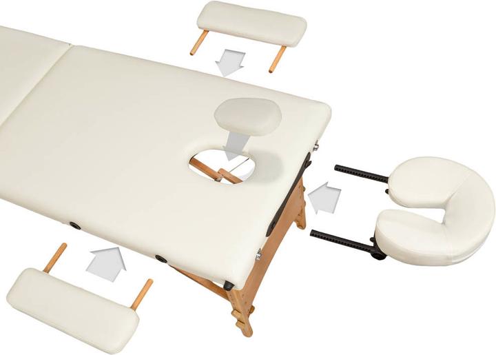 Immagine prodotto tectake Set lettino da massaggio Freddi con rulli