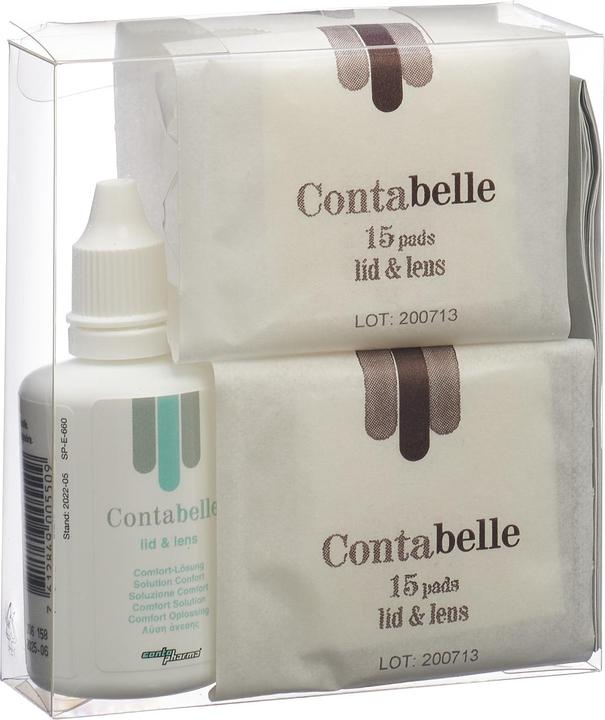 Produktbild Contabelle Comfort System lid & lens Set (Reinigungstücher, 546 ml)