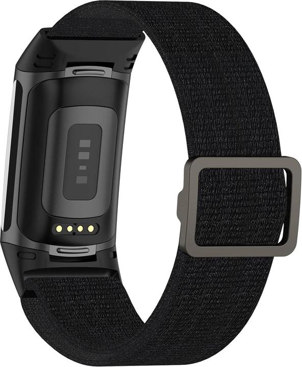 Image du produit Cover-Discount Fitbit Charge 6 - Bracelet de remplacement en tissu nylon (Nylon)