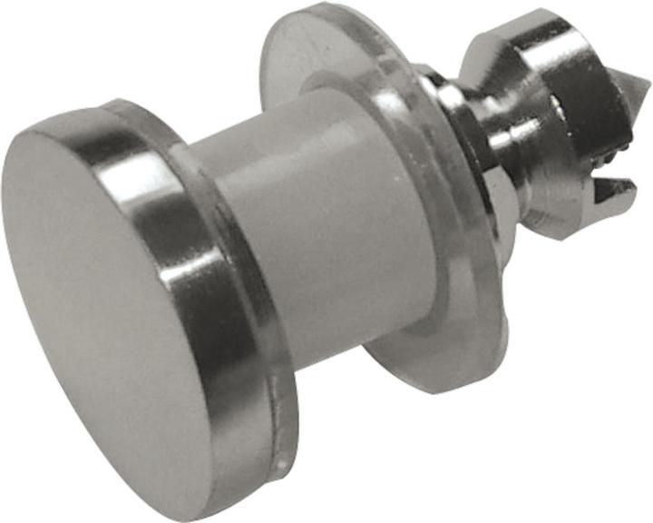 Actual product image Marchesi Fixing accessories for handles M6, one-sided, glass, 8 - 12, stainless steel (Door plate set)